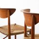 Set of 2 chairs by Peter Hvidt and Orla Mølgaard.