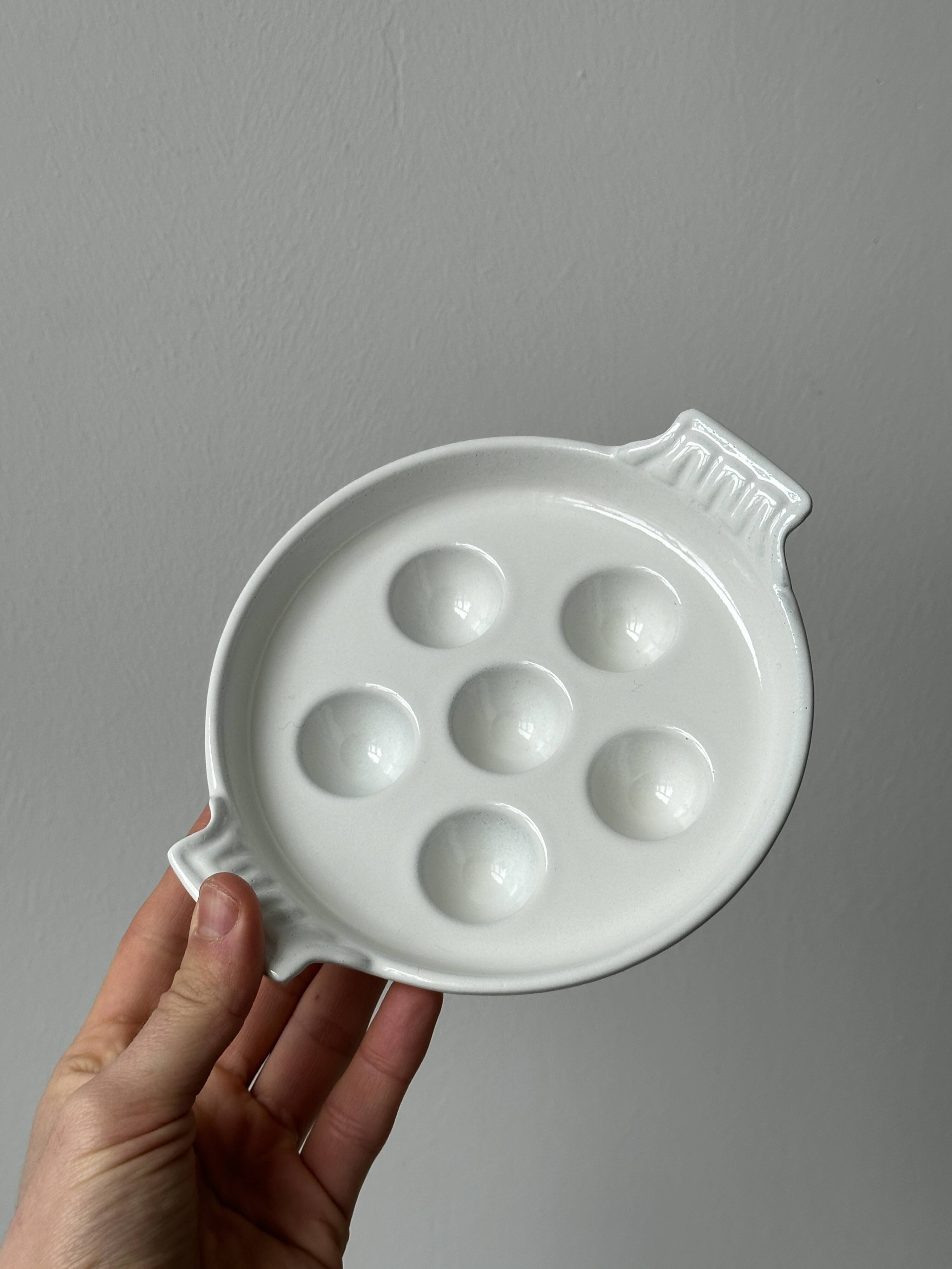 6 metal snail plates