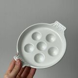 6 metal snail plates