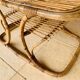 Table basse vintage en bambou et rotin dans le goût de Tito Agnoli, circa 1960
