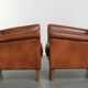 Comfortable set of sheepskin armchairs with and a timeless design