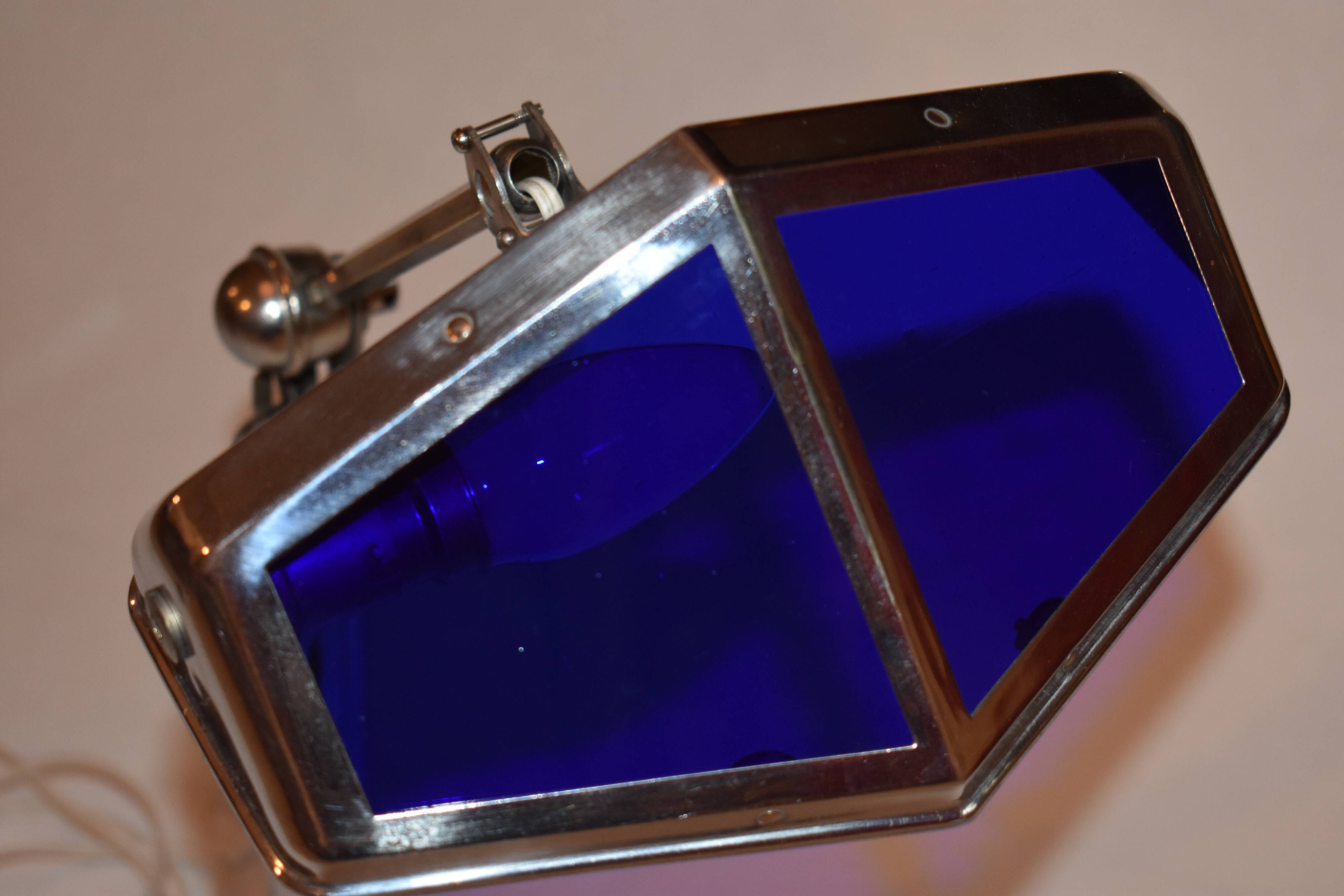 Pirouett blue  lamp 1930