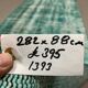 Distressed Turkish Narrow Runner 282x88 cm wool Vintage rug, Overdyed Blue