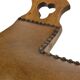 Vintage Spanish chair stool brutalist design wood