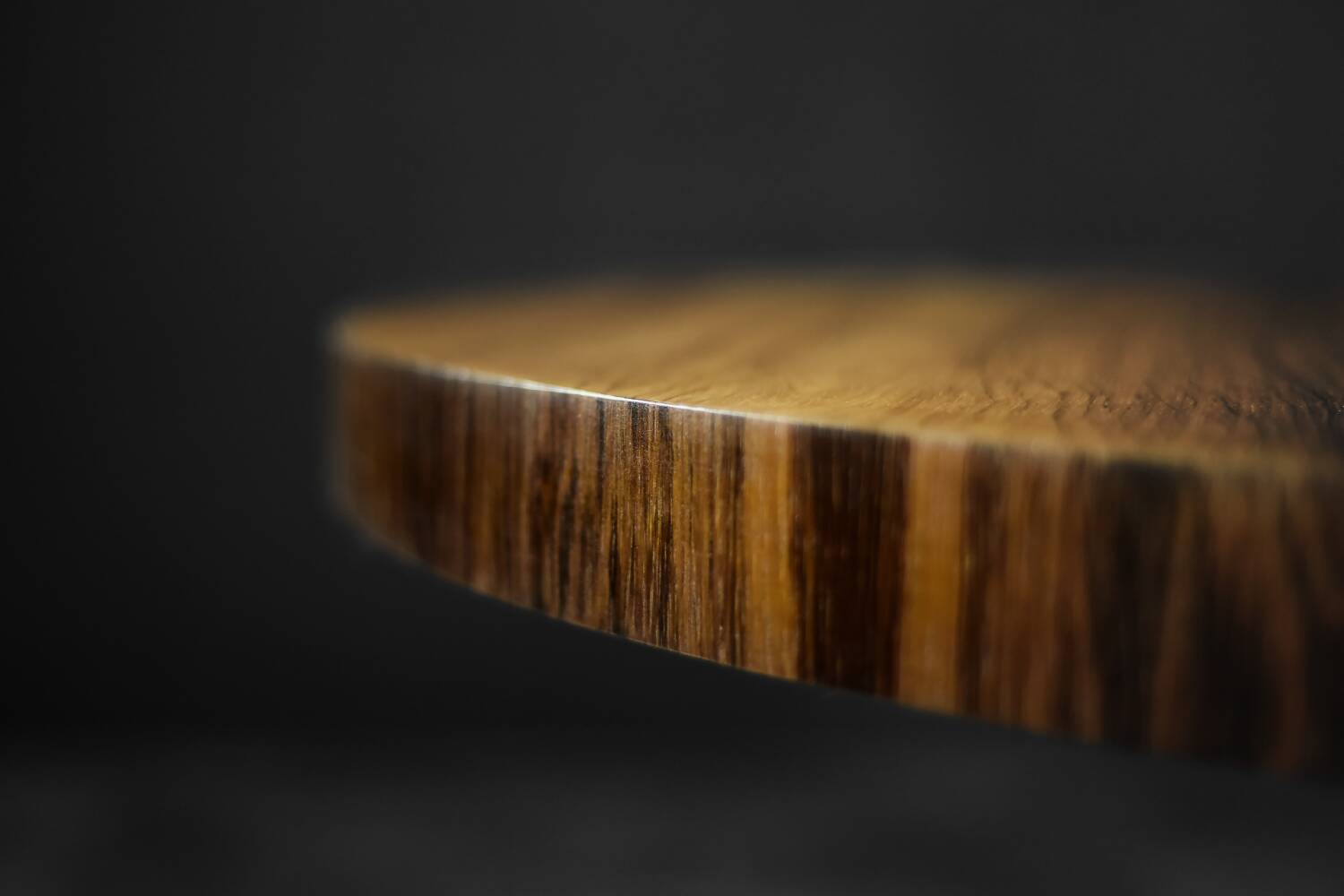Mid-Century German Modern Round Rosewood Coffee Table from Ilse Möbel