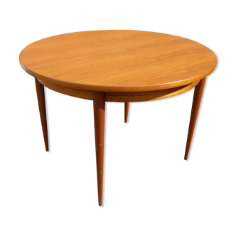 Teak round dining table