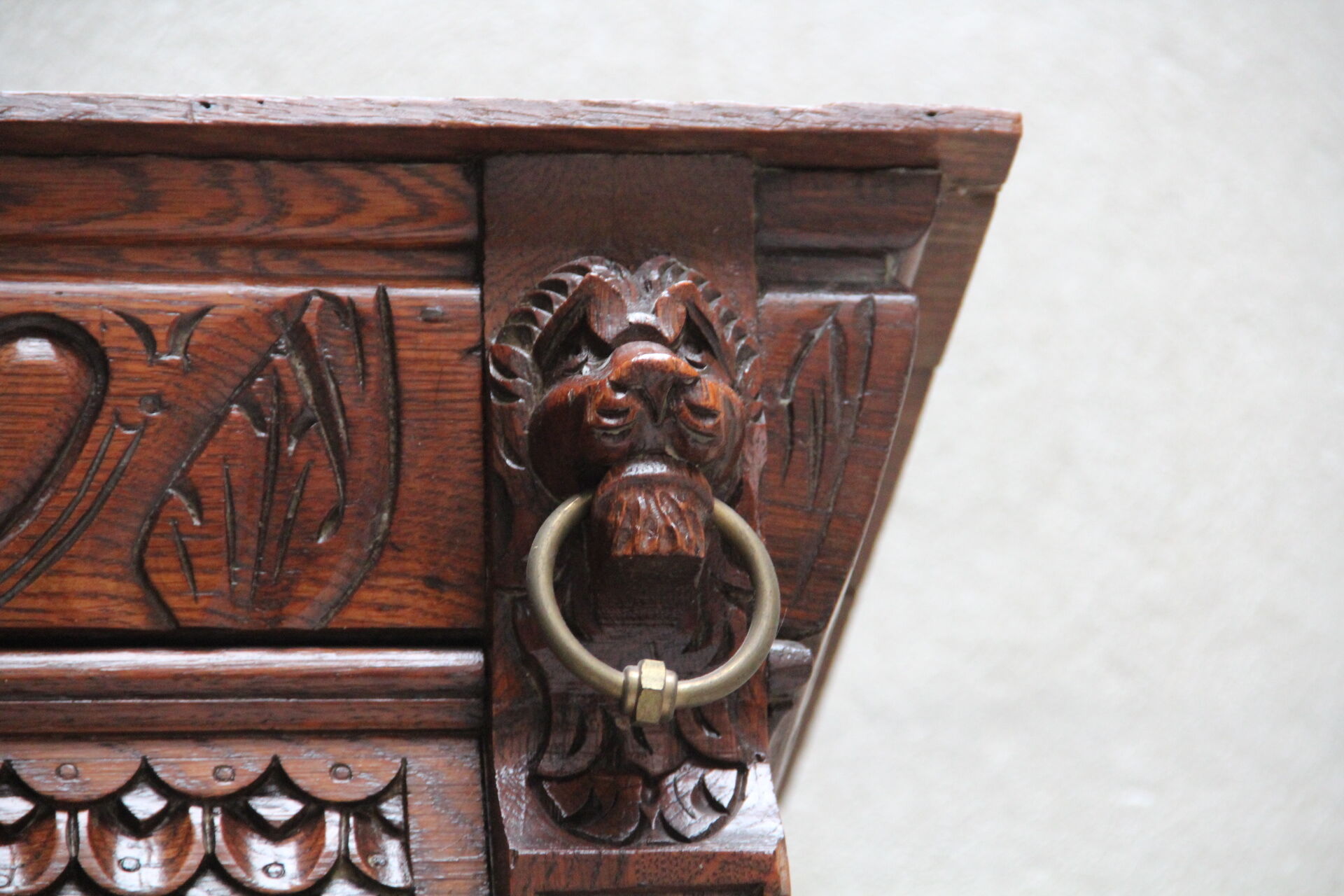 Neo-Renaissance double-body in oak, late 19th century