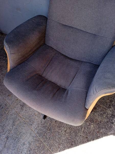 1970 style rotating designer armchair