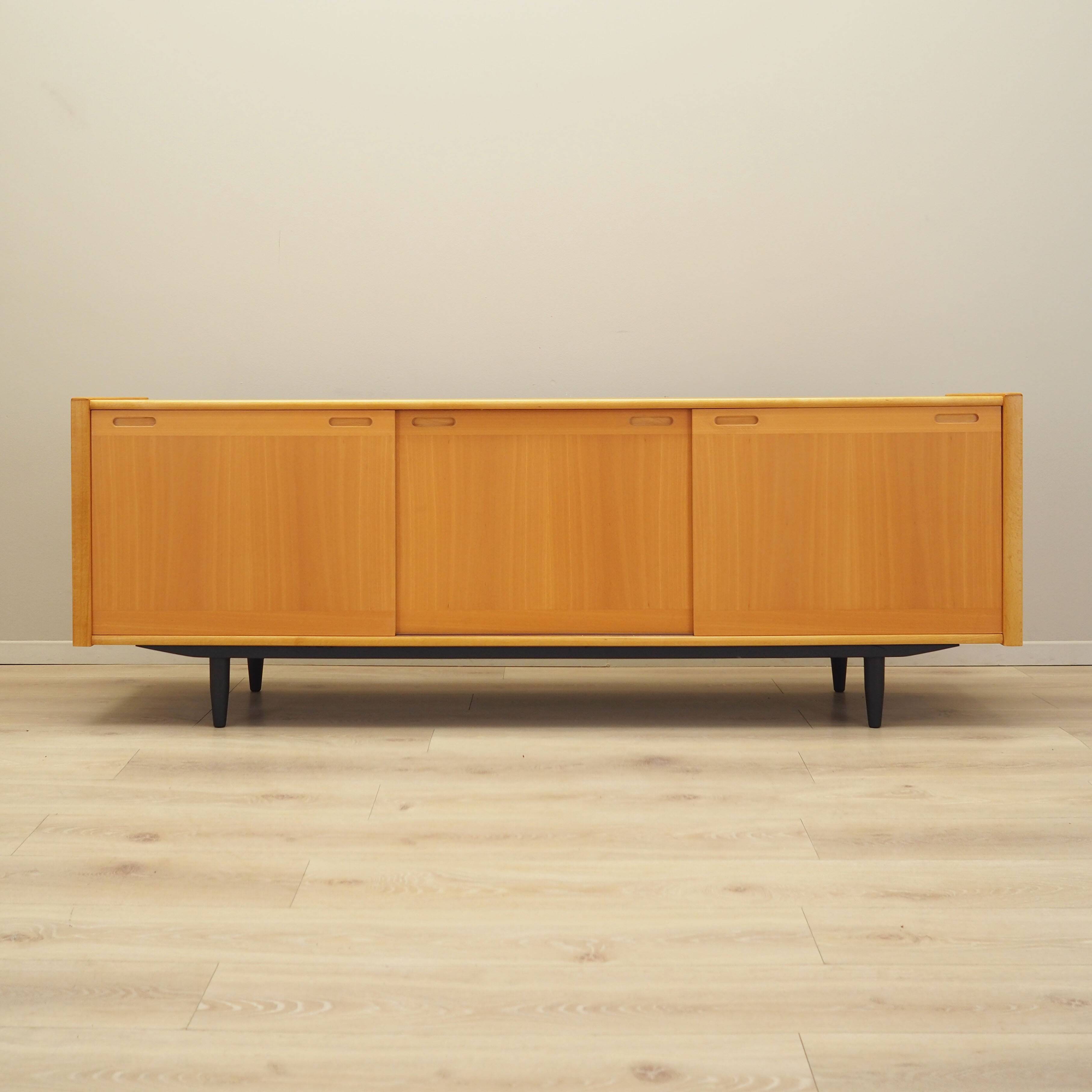 Beech sideboard, Danish design, 1970s, production: Skovby Møbelfabrik