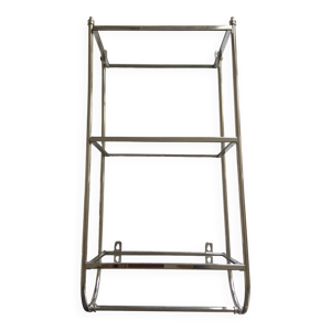 Étagère en verre et