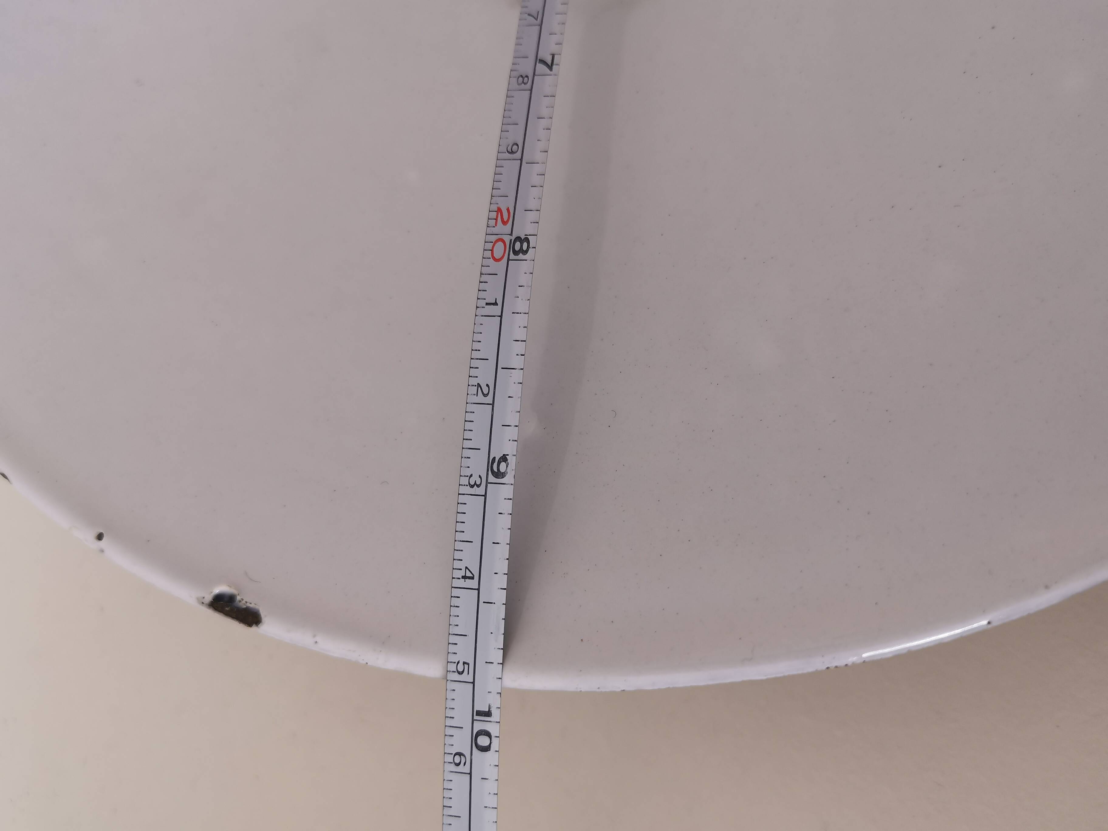 enamelled metal lampshade, dark green industrial decor