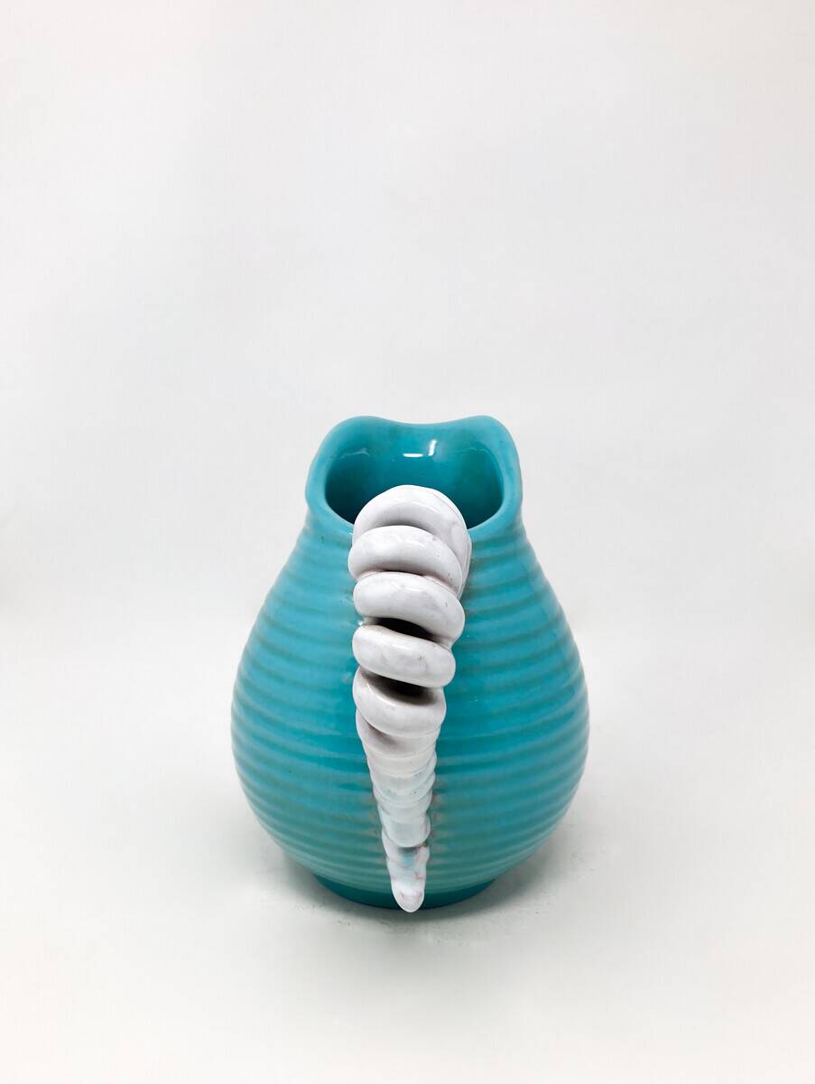 Mid-Century Modern Ceramic Pitcher signed Alexander, Belgium, 1950s