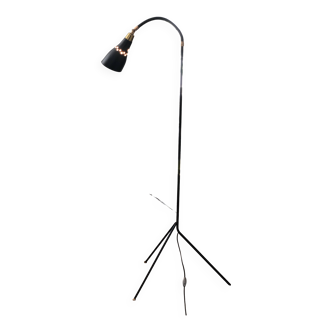 Diabolo Lamp in Black Metal, 1960Diabolo Lamp in Black Metal, 1960