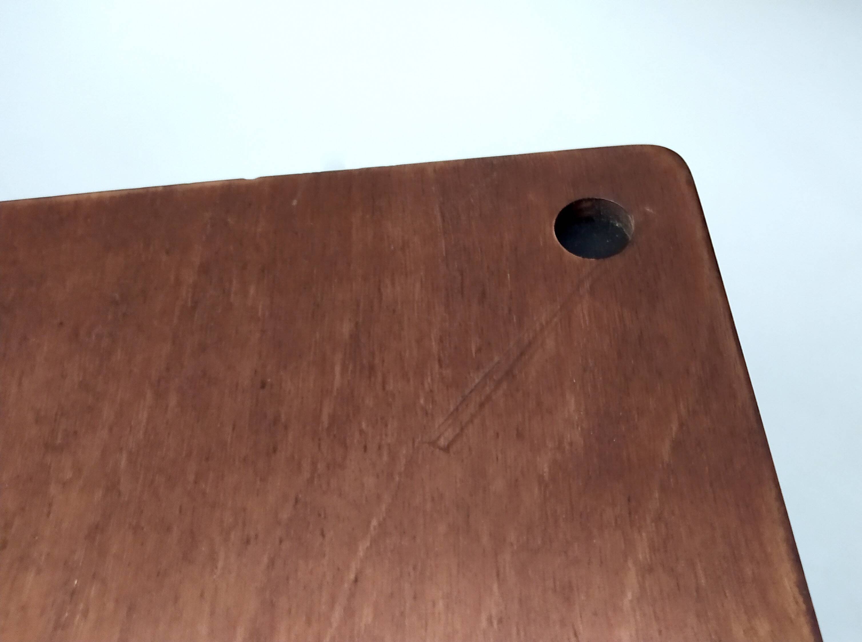Table Basse Carrée en Noyer Modèle "T8" par Vico Magistretti pour Azucena, Italie