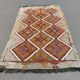 Vintage turc Mini Kilim 86x49 cm laine petit Kelim Runner, shabby Chic