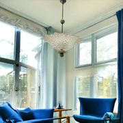 Suspension vintage en verre de Murano 1950