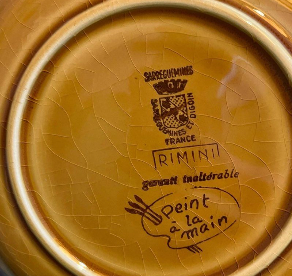 Service vintage Sarreguemines