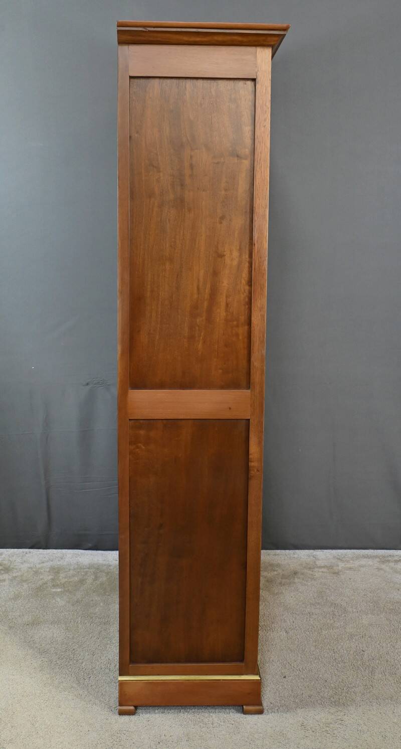 Small Glass-fronted Mahogany Bookcase, Louis XVI style – 1930