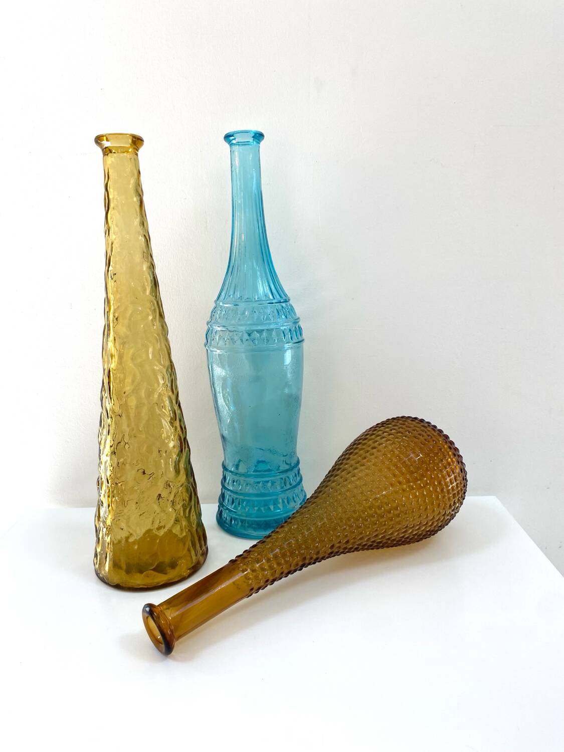 Trio de carafes Empoli - Italie des années 60