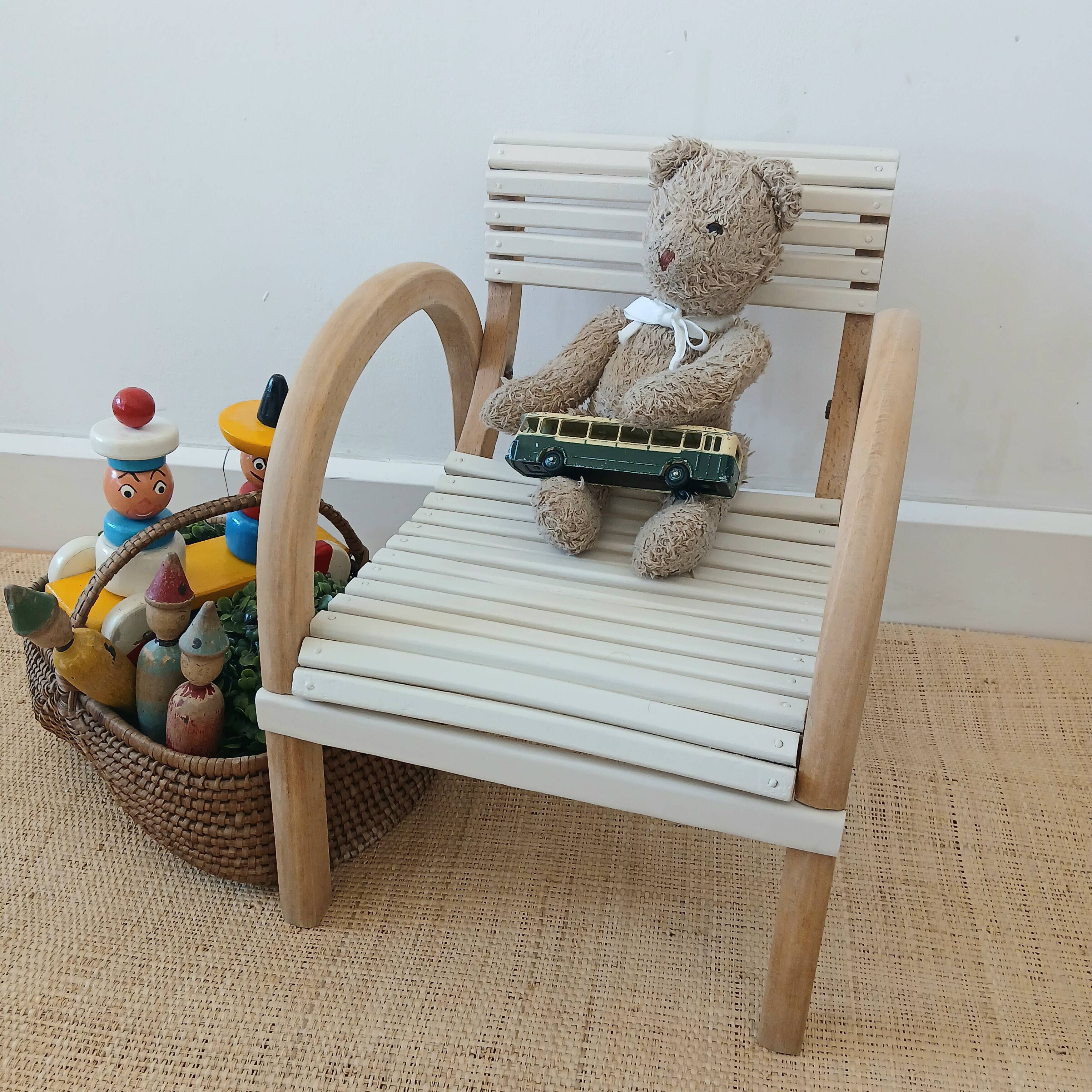 Chaise Baumann en bois courbe