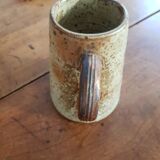 Stoneware cider pitcher