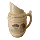Old pitcher cazalas paule douau ceramic beige basque couple vintage