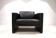 Fauteuil en cuir Knoll Studio Line par Jürgen Lange, 1970