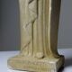 old "Virgin with the star" and child in waxed plaster