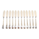 12 couteaux a poisson Christofle art deco modele america par luc lanel