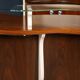 20thC ITALIAN STANDING DRY BAR IN HARDWOOD & CREAM LAMINATE c.1970