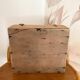 Antique solid oak chest - 31 x 26 x 15
