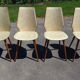 Set de 4 chaises Baumann simili-cuir