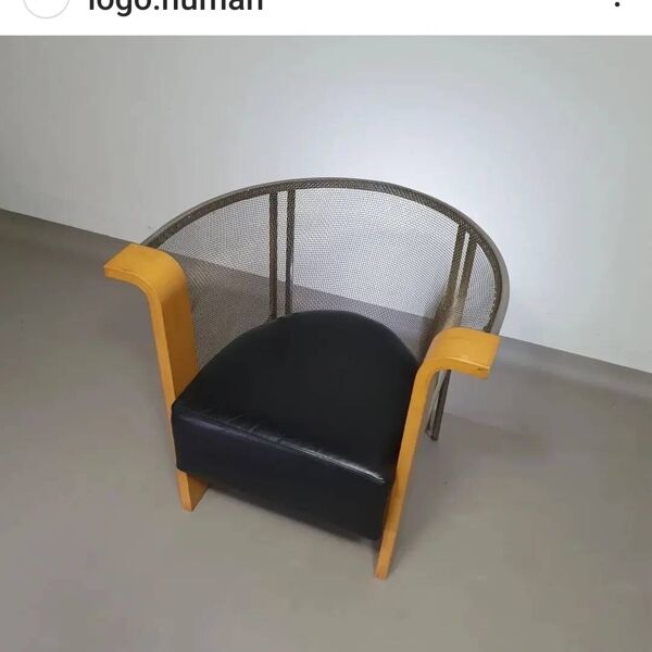 Franco Bulfoni - Fauteuil de salon architectural moderne