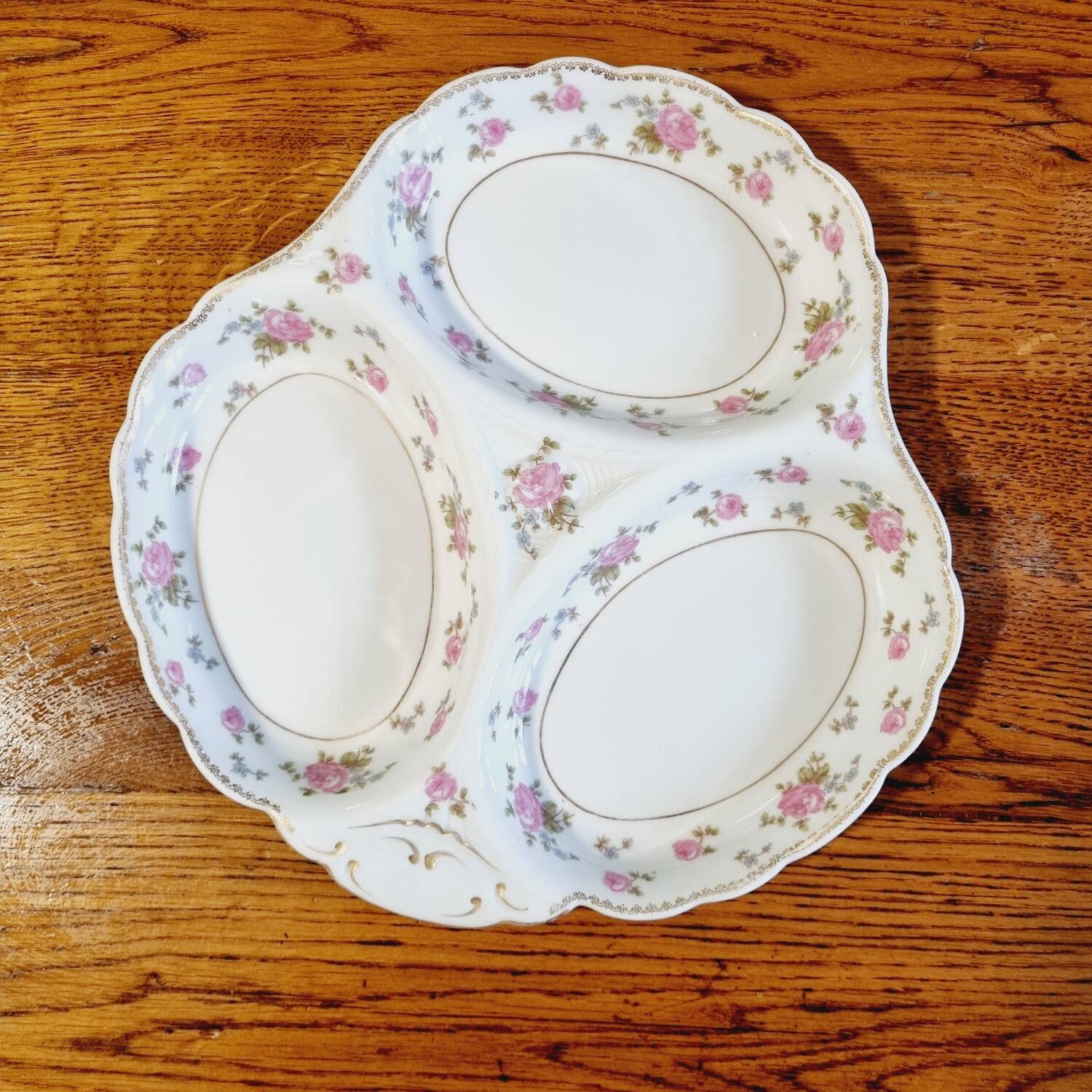2 Limoges porcelain dishes