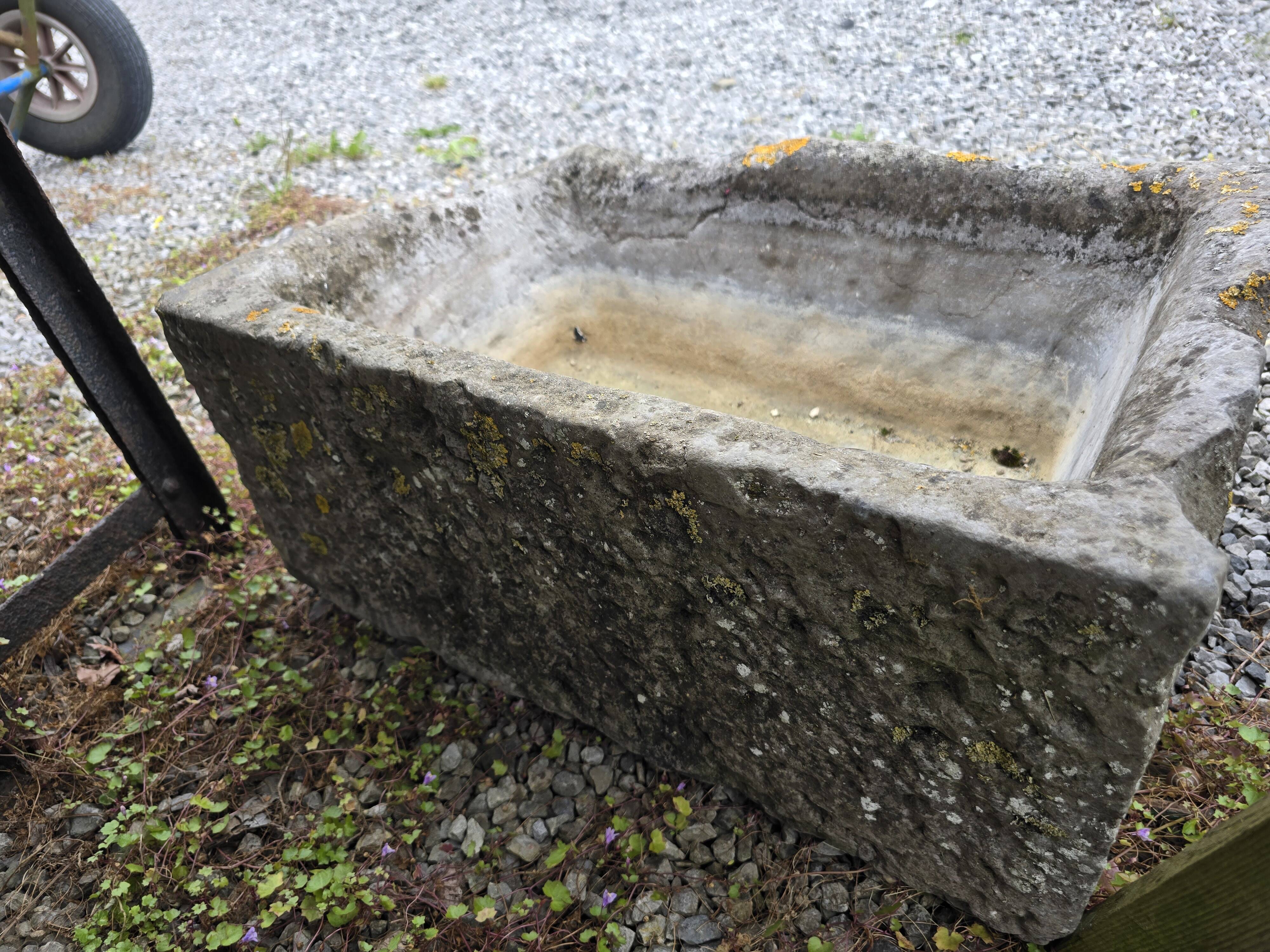 19th century blue stone trough