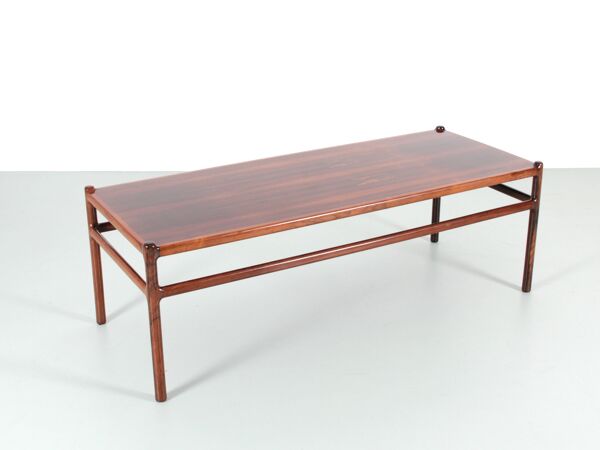 Table basse scandinave en palissandre de Rio