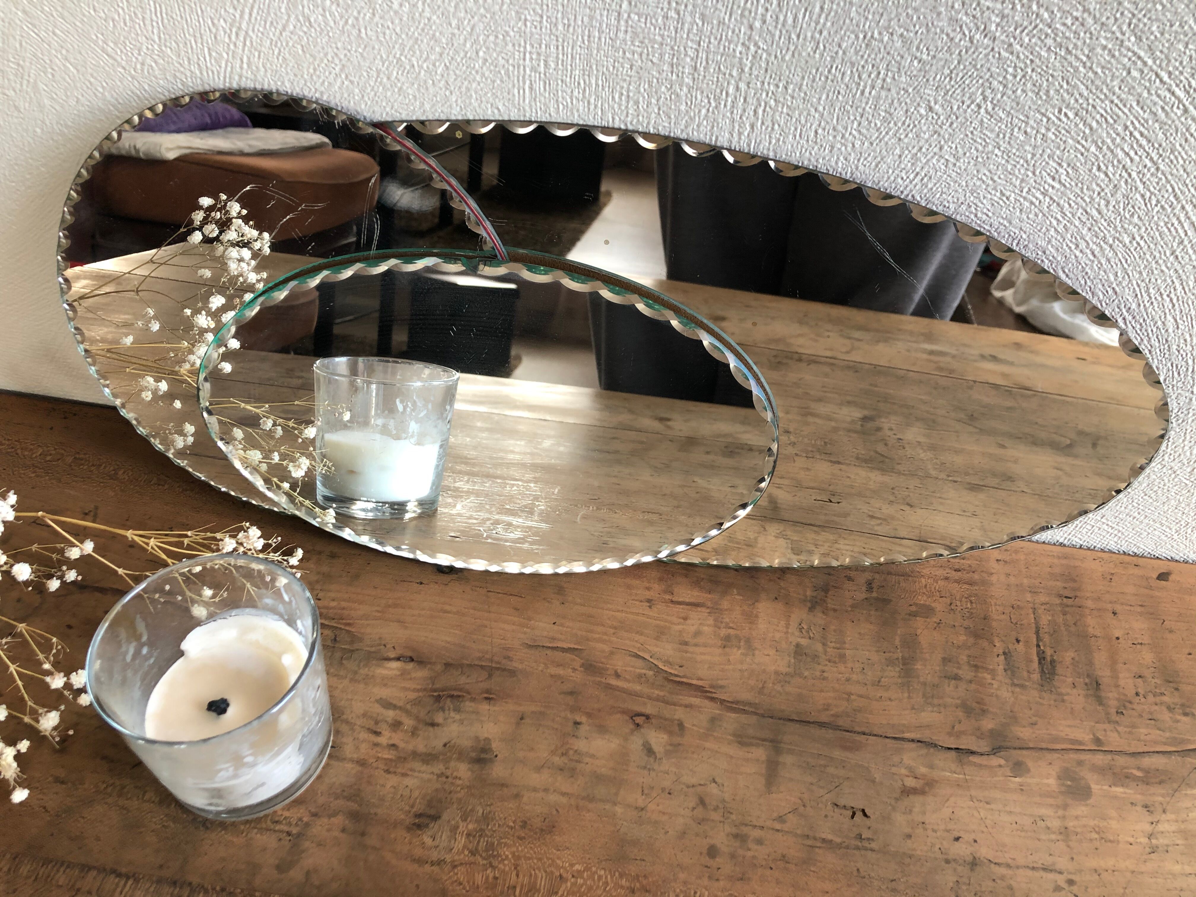Bevelled mirror 20 cm