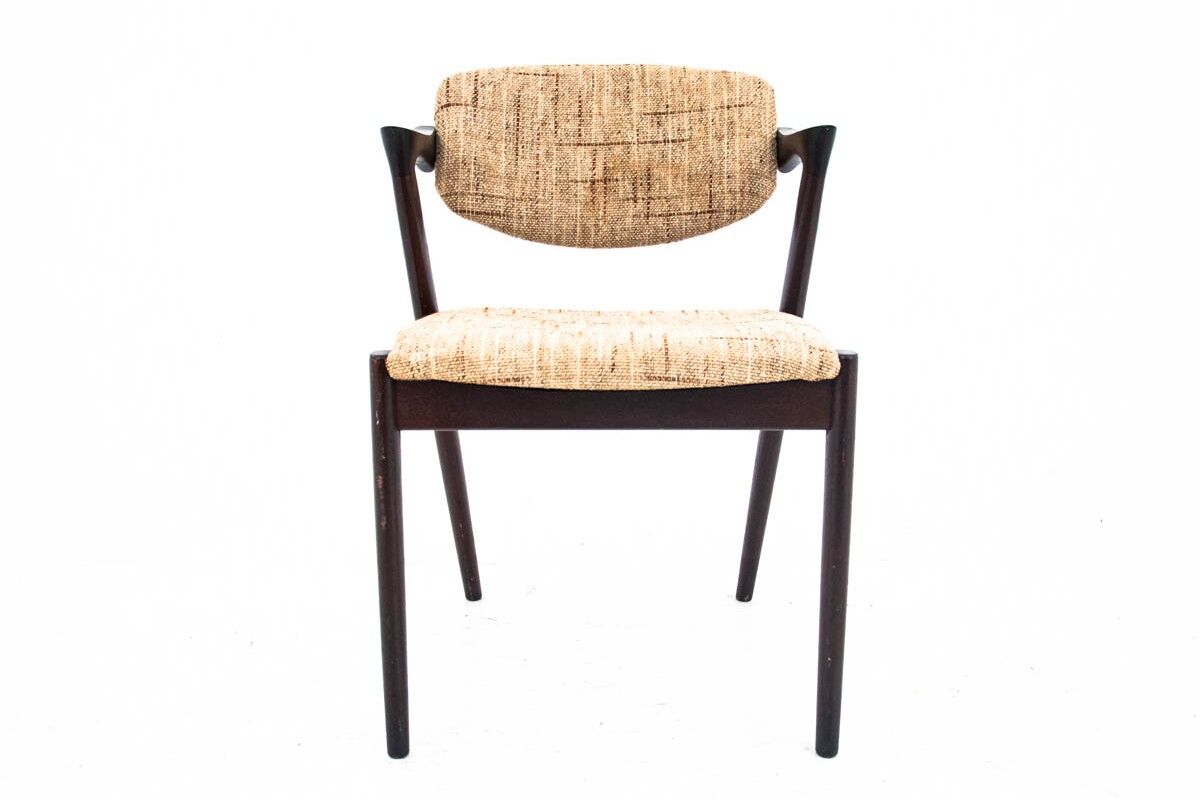 Set of 4 chairs model 42 by Kai Kristiansen, Danish design, 1960s