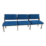 Banc vintage bleu des années 1960 par Roger Tallon