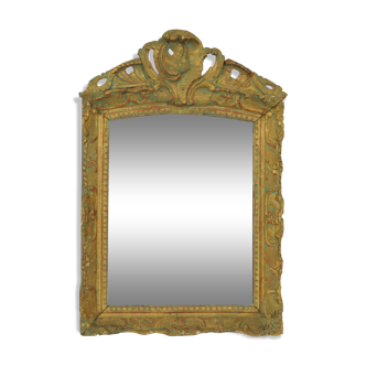 Golden mirror 75x51 cm