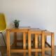 Trio of 80s pine nesting tables