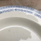 Ancient sevigné earthenware plate