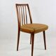Camel Brown Natural Leather Dining Chair, 1970s