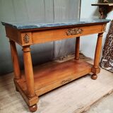 Empire console with columns