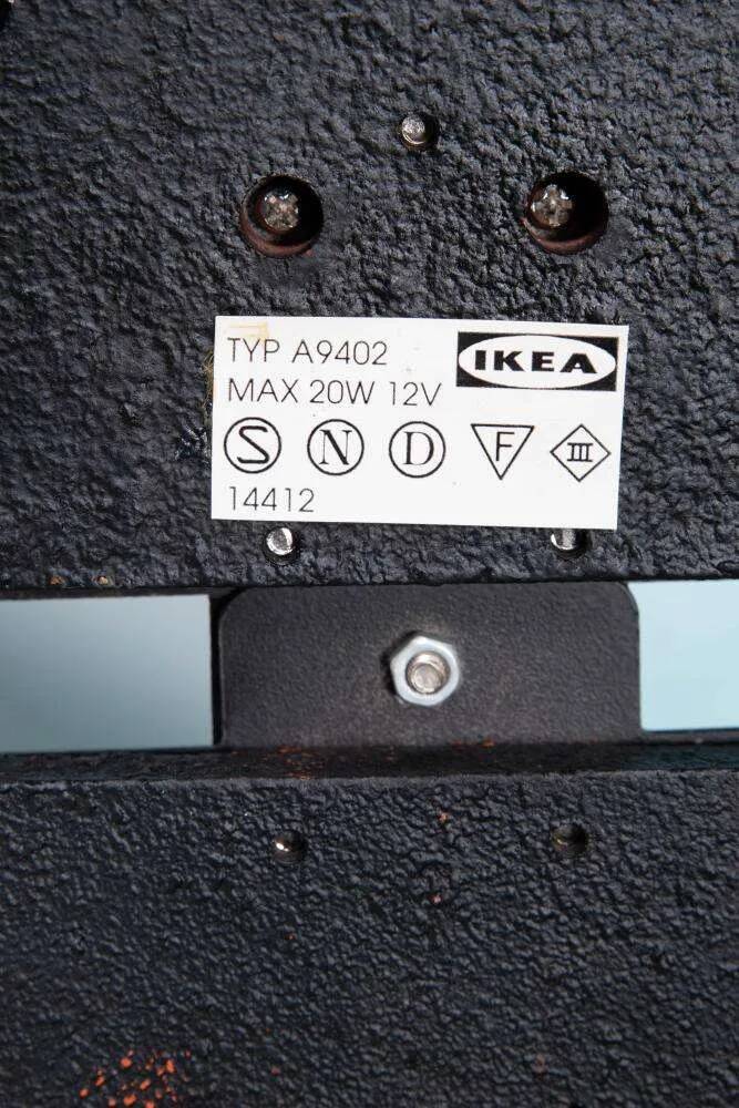 1980s Memphis desk lamp, space age vintage Ikea desk