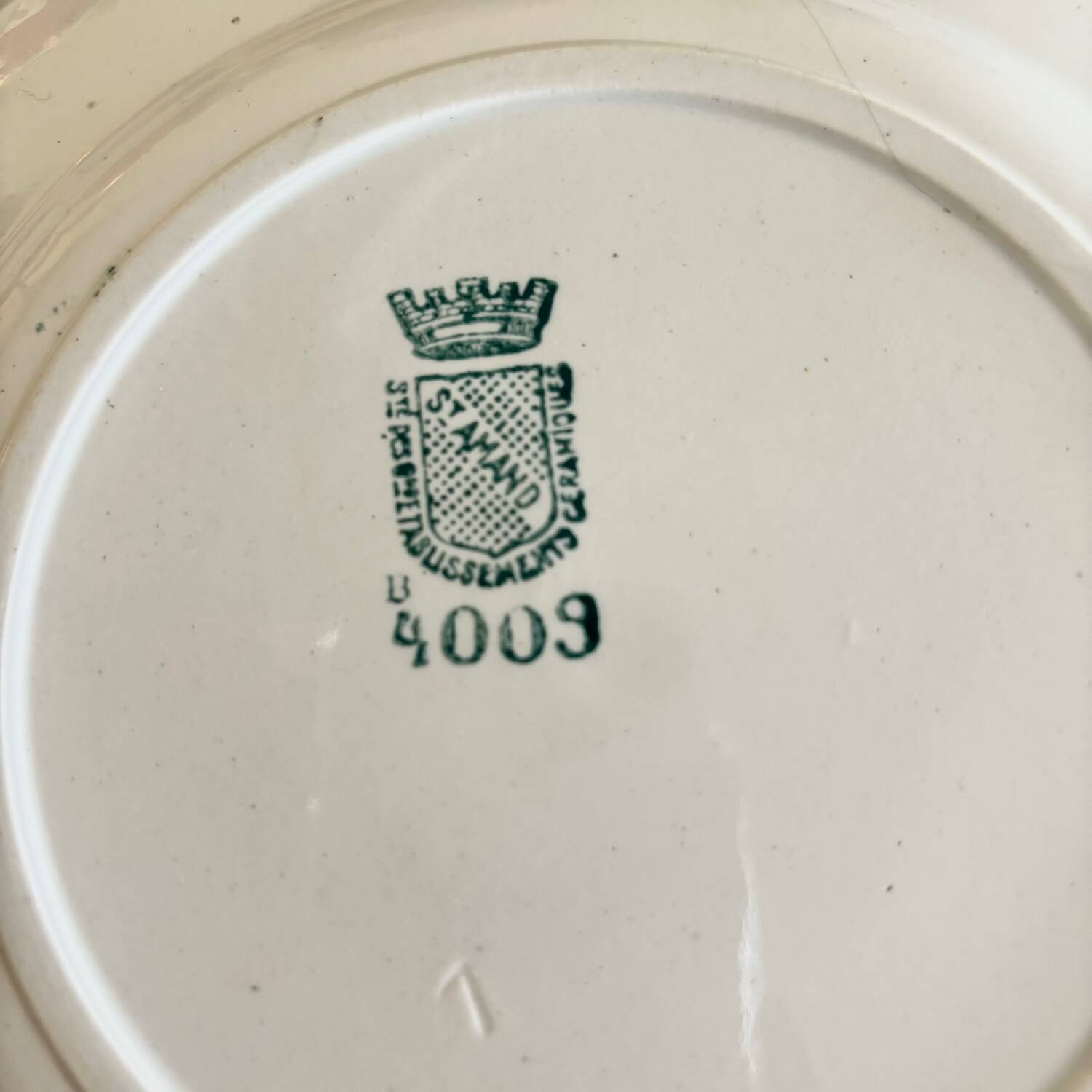 Iron earth dessert plate