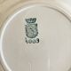 Iron earth dessert plate