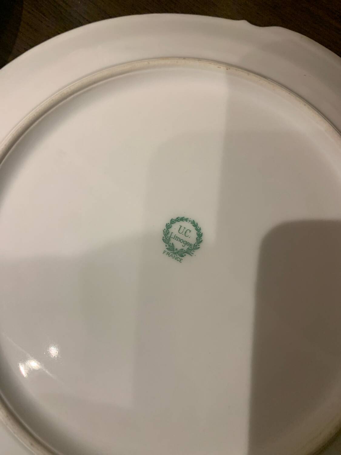 Limoges porcelain plate