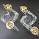 Pair of vintage candlesticks 1970