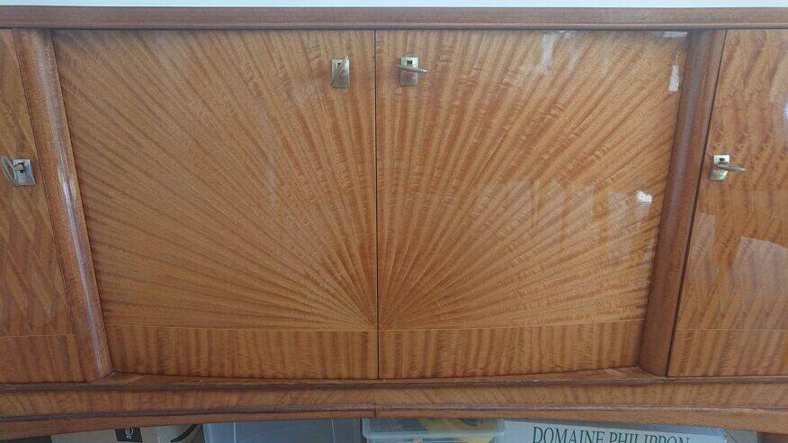 Marquetry furniture from the 60s